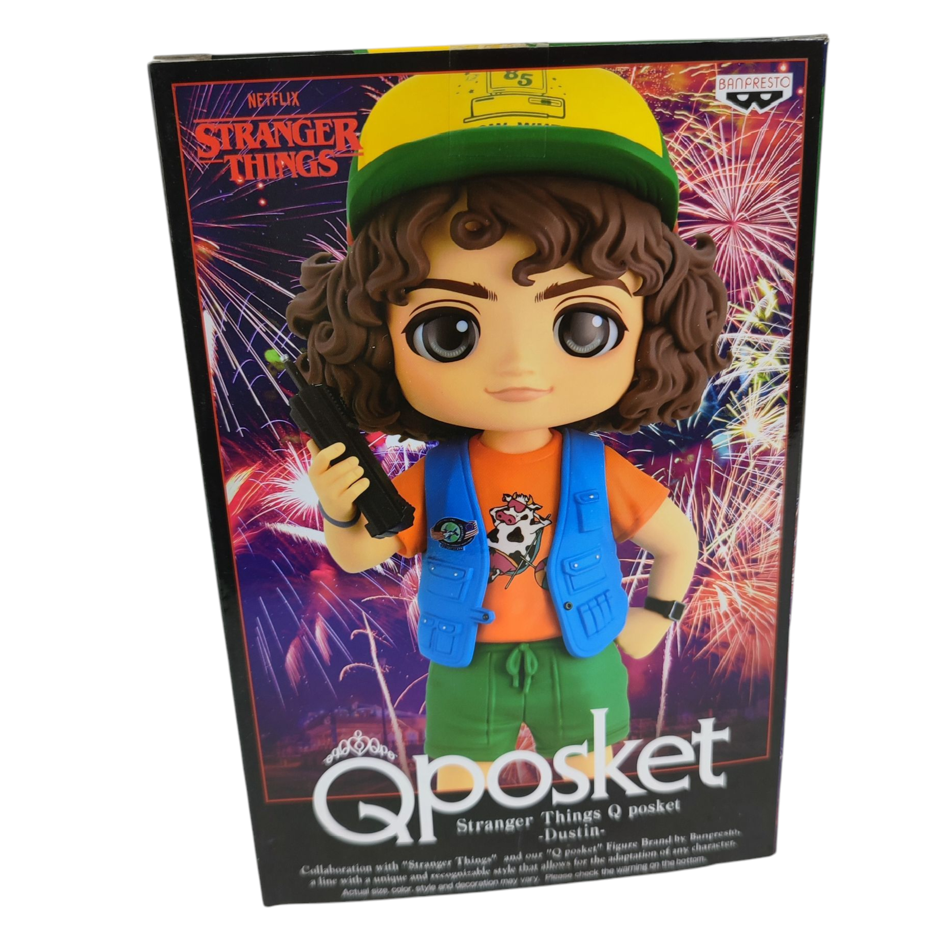 Voir photo 3 de Figurine Qposket - Stranger Things : Dustin Figurine Qposket - Stranger Things : Dustin Bon état - Vue 3 -